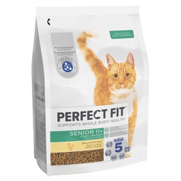 PERFECT FIT™ Senior 11+ Dry Cat Food Chicken 2.8kg, 750g image