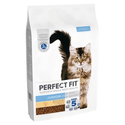 PERFECT FIT™ Junior <1 Dry Cat Food Chicken 7kg, 750g image