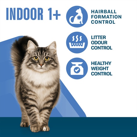 PERFECT FIT Indoor Adult 1+ Dry Cat Food Chicken 7kg image 1