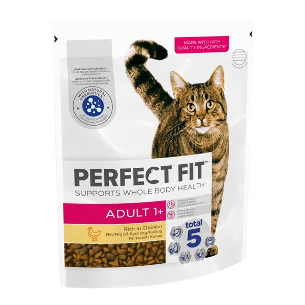 PERFECT FIT™ Adult Dry Cat Food Chicken 7kg,2.8kg, 750g image 1