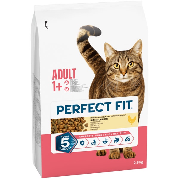 PERFECT FIT Adult Dry Cat Food Chicken 7kg,2.8kg, 750g image 1
